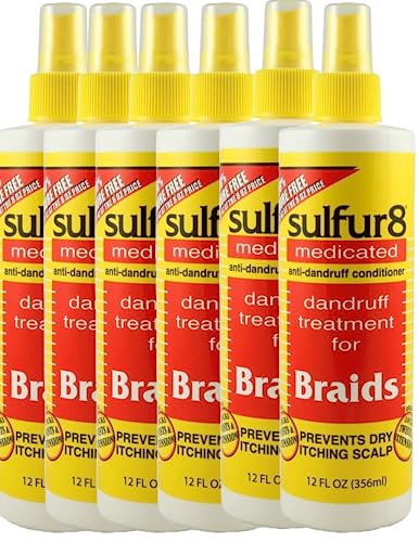 Sulfur8 Tratamiento para Caspa en Trenzas Spray 12 oz Pack 6 miniatura 1
