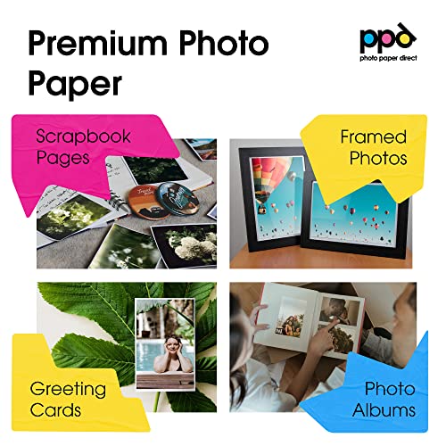 PPD Glossy Photo Paper for Inkjet Printer 5 x 7 Premium Quality Printable Sheets for Custom Picture Professional Photographic Instant Dry for with Normal Dye or Pigment Ink (100 Pack/280 GSM) - Image 3