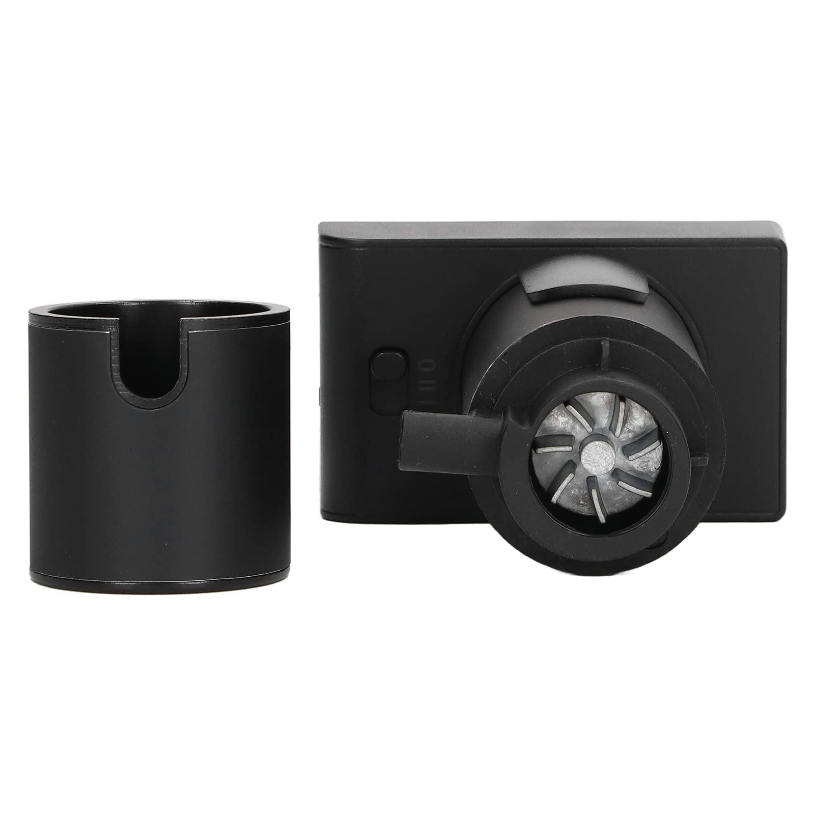 Generic Kit de Infusor de Mano Ajustable para Ahumador de Cócteles y Bebidas para Barbacoa y Cocina, Apto para Cócteles Carnes, Fabricado en Aluminio (BLACK)