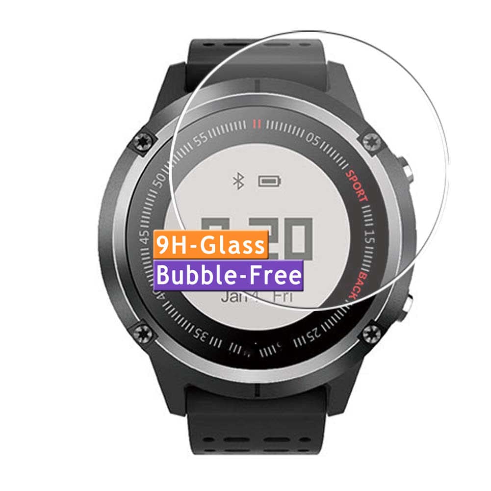 Vaxson 3-Pack Tempered Glass Screen Protector, compatible with Runtopia S1 Smartwatch Hybrid Watch, 9H Protective Guard Film Protectors New