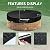 NEVERLAND Round Fire Pit Cover for In-Ground Fire Pits, 52-57 Inch Heavy Duty 600D Waterproof Outdoor Firepit Cover, Fits Built-In Stone Fire Pits, Black