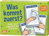  Was kommt zuerst?: Denk- und Legespiele mit 32 Karten für Kinder von 3 bis 8 (Denk- und Legespiele für Kinder)