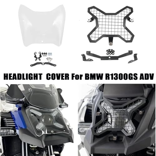 Couvercle protection phare R1300GS ADV : écran haute résistance 2024-2025 - 2