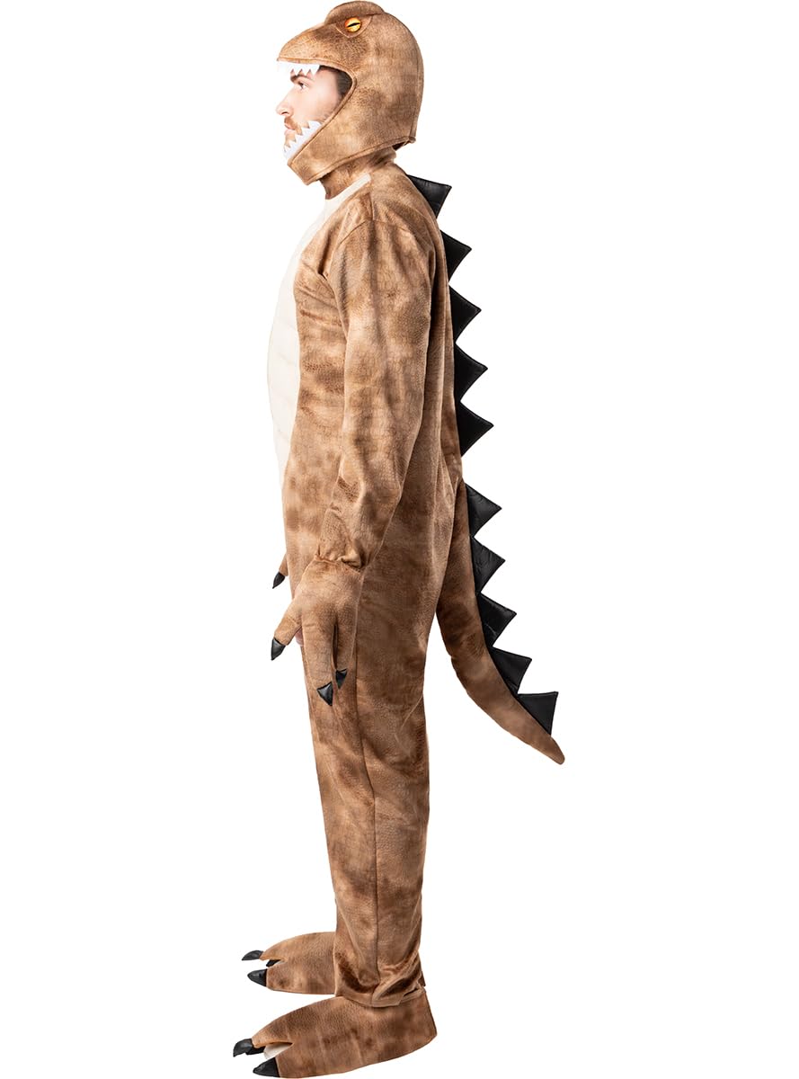 Funidelia Disfraz de dinosaurio T-Rex para hombre, Talla S - M Animales, T-Rex - Traje para adultos para fiestas, Carnaval y Halloween