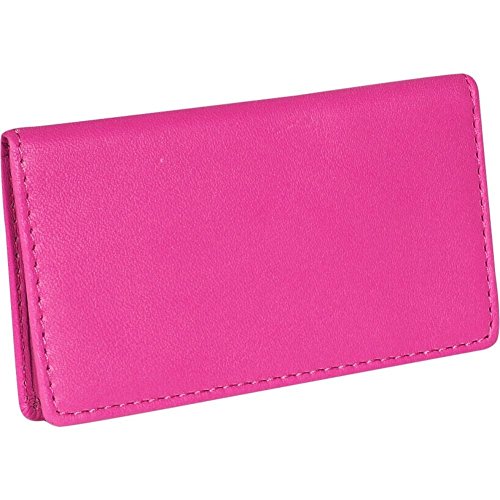Royce Leather Business Card Case (Wild Berry)