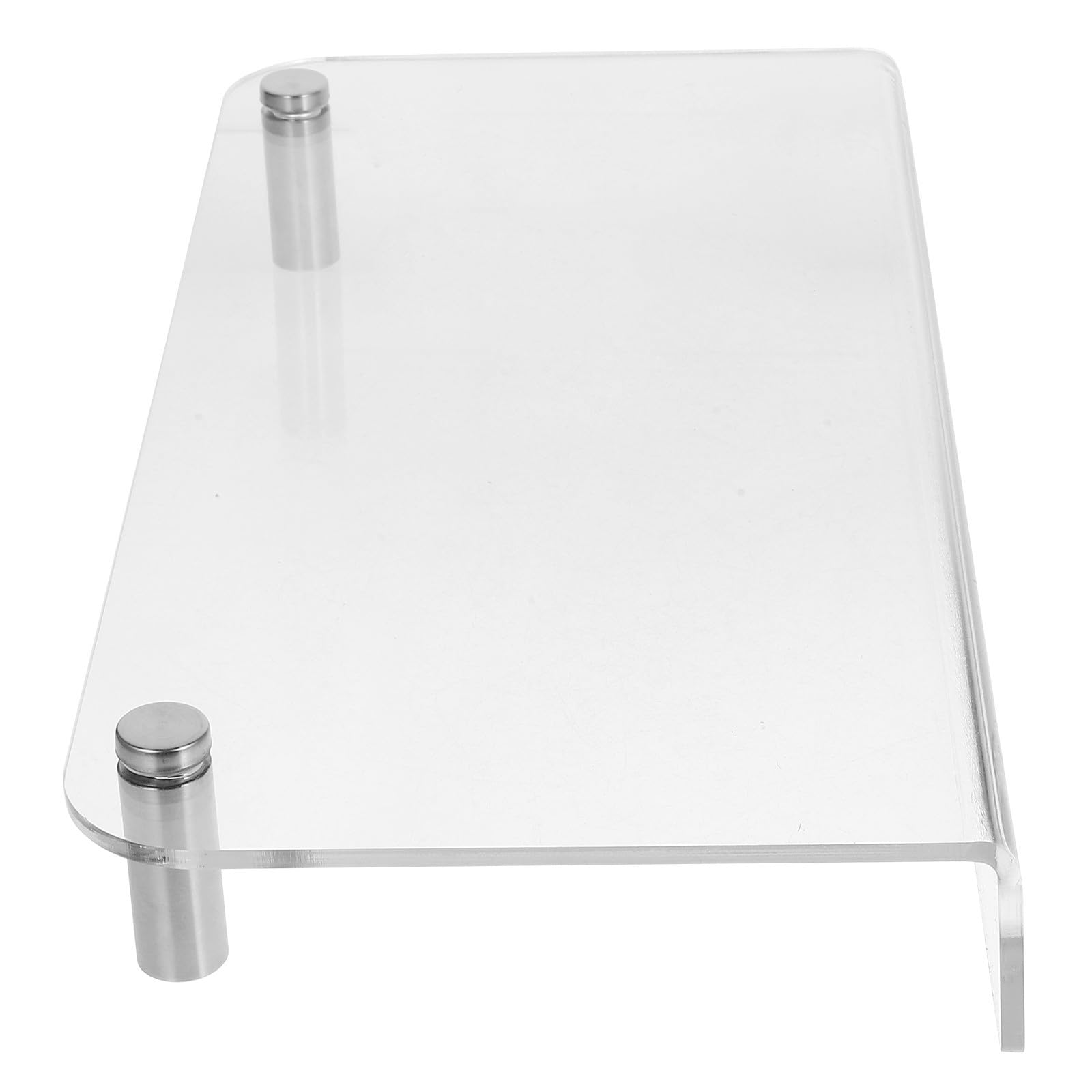 Support de bureau pour écran acrylique et acier pour un télétravail confortable