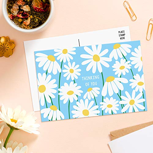 Sweetzer & Orange Thinking Of You Postcards Pack (60 Post Cards) 4X6 Postcards For Kids And Adults. Assorted Blank Thinking Of You Cards, Sympathy Cards, Greeting Cards. 300Gsm Note Cards #TOP2