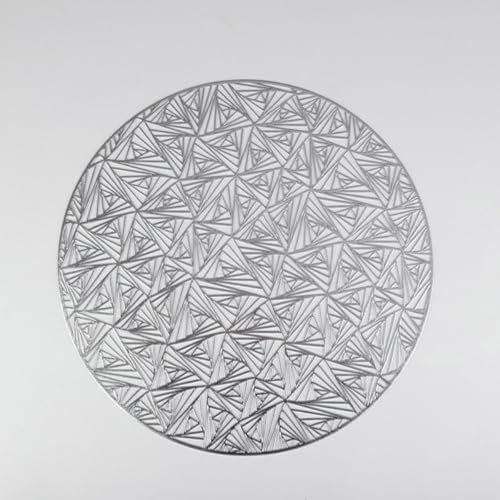 Sets de table de table chic argent avec motif géométrique ajouré 38 cm - 2