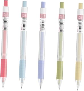 ABOOFAN 15 Peças Caneta De Gel Preta Canetas De Ponta Fina Pretas Canetas Para Anotações Canetas De Escrita Acessório Tipo De Imprensa Canetas Domésticas Canetas Tipo Push Caneta De