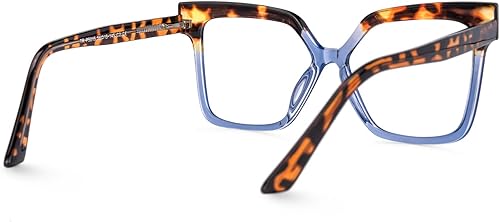 Miniatura 4 de Zeelool ZJGT731713 - Marco de lentes cuadrados vintage para mujer con lente transparente sin receta