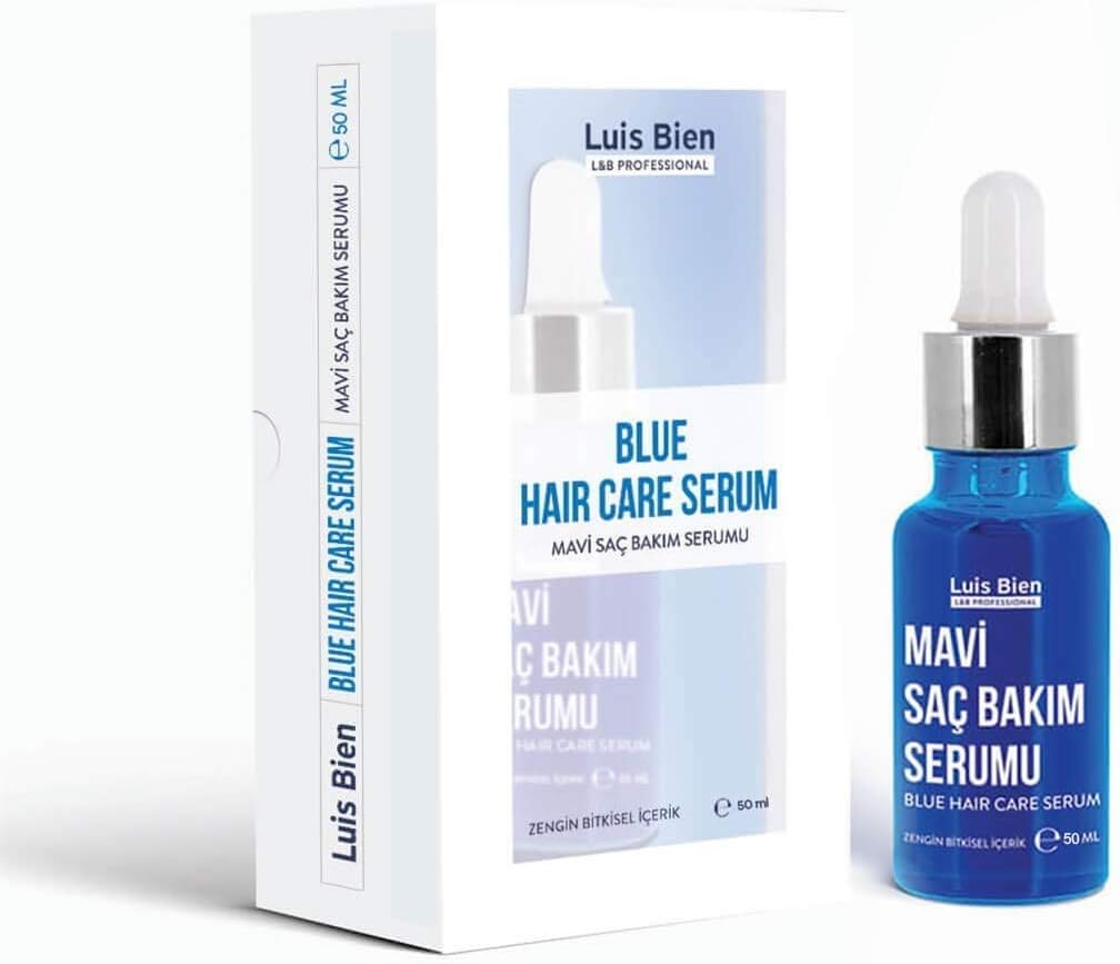 Luis Bien Blue Hair Growth Serum,Natural Hair Loss Treatment for Men and Women,Hair Loss Oil for Thickening Hair,Hair Loss and Regrowth-50 ML Serum