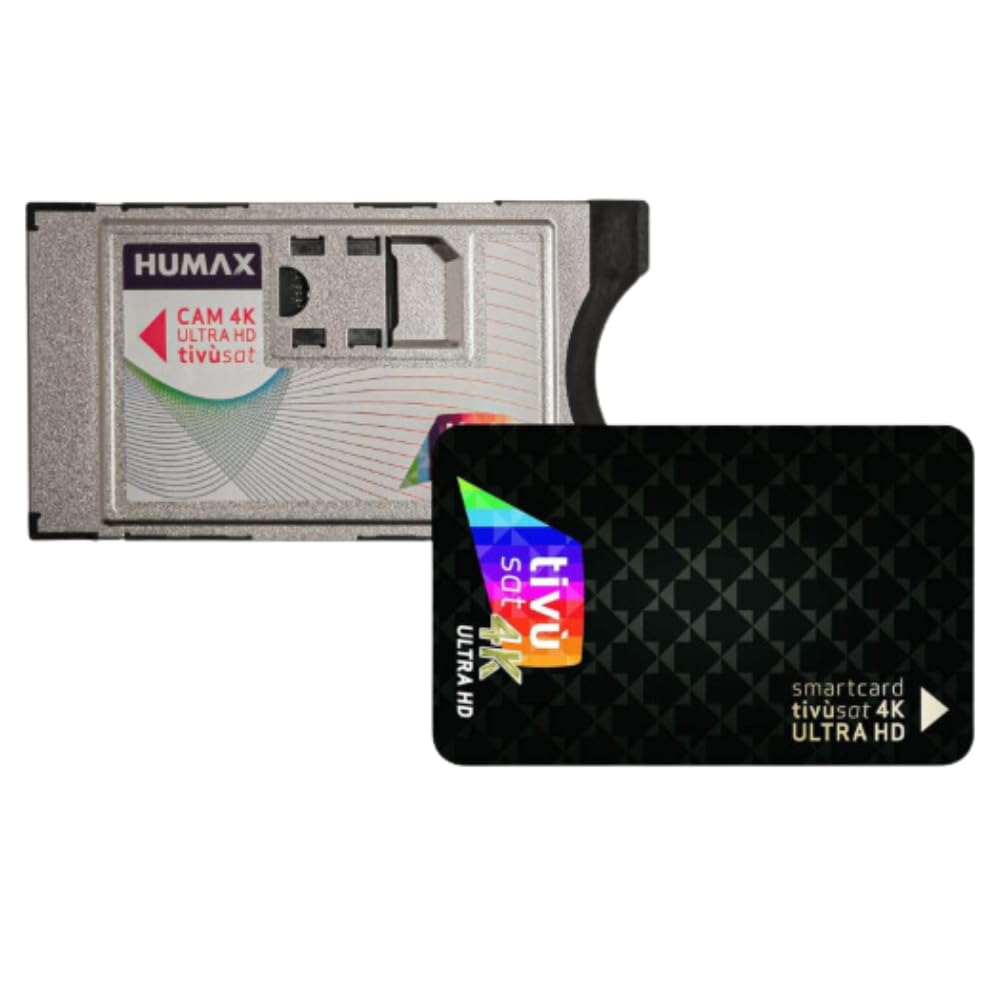 Humax Cam Tivusat 4K Ultra HD con scheda Tivusat Ultra HD 4K inclusa