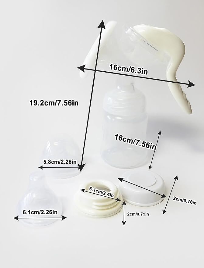 Extractor Manual de Leche con Silicona Suave, BPA-Free miniatura 8