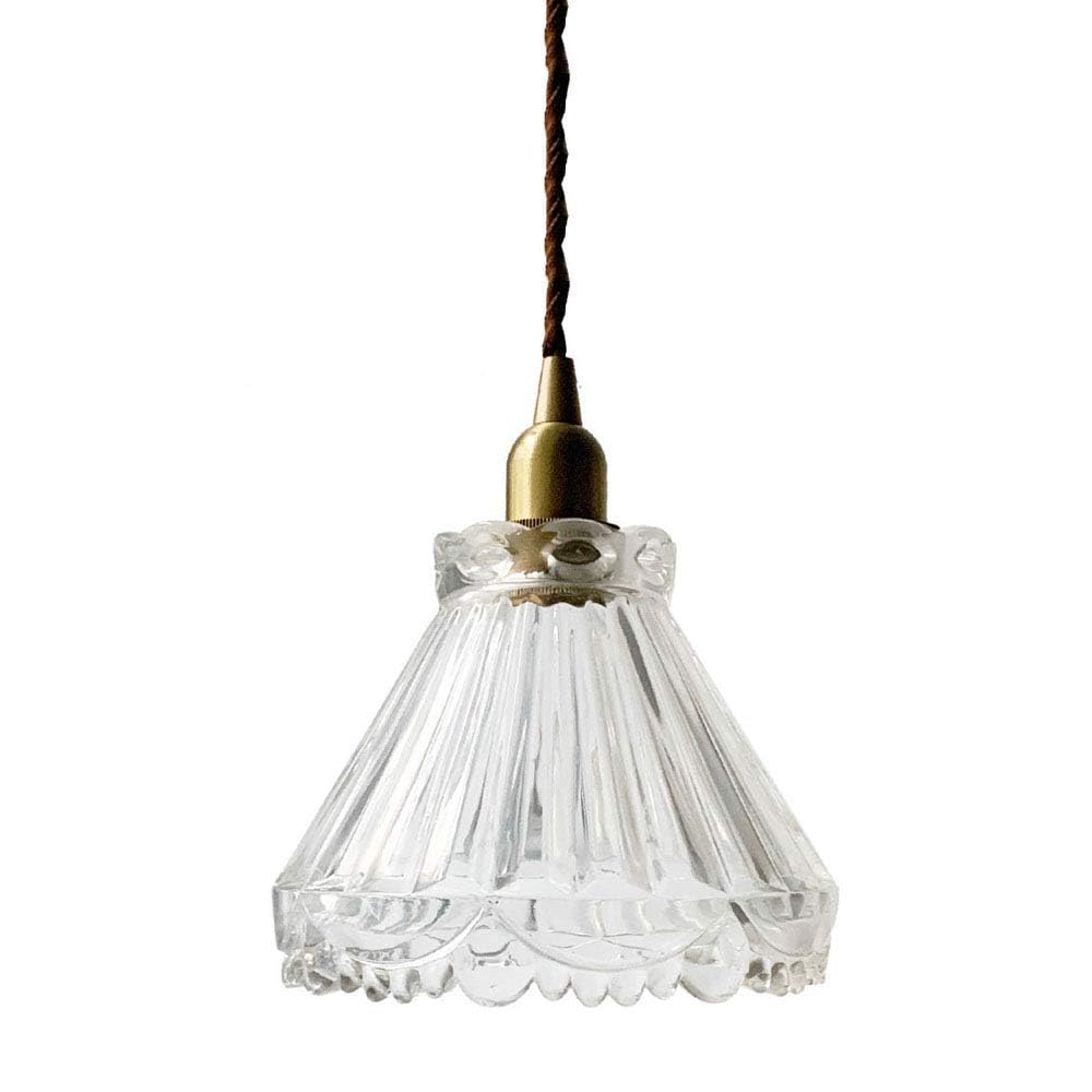 Suspension en verre pour îlot de cuisine luminaire moderne à cordon