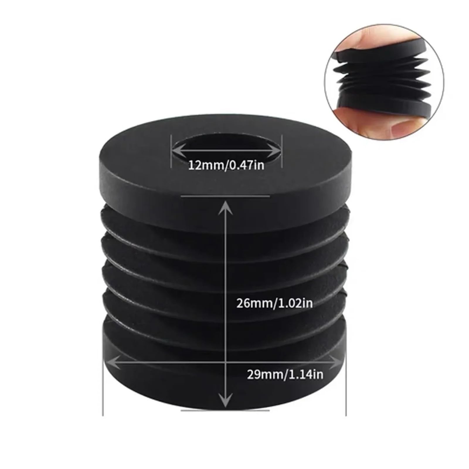 Compatibile con Bambu, piedini antivibranti P1P | P1P, Antivibrazione, Piedini(8PCS)