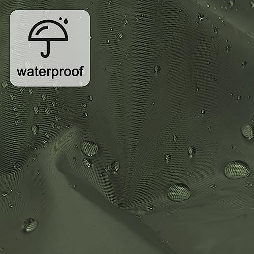 Reusable Shower Cap for Women, Large Waterproof Shower Bonnet Washable Elastic Band Bath Hair Hat for Long Hair, Braids(Green)