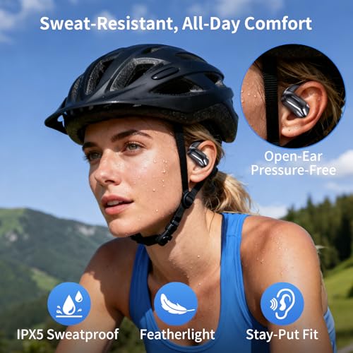 Image of Translator Earbuds, AI Translation Earbuds Real-Time, 2-Way Voice Translation, 164 Languages, No Subscription, up to 60H with Case, ENC Calls, Bluetooth 5.4 for Travel Business Study
