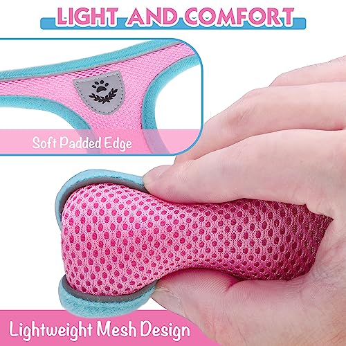 SCENEREAL-Cat-Harness-and-Leash-Set-Escape-Proof-Adjustable-Soft-Air-Mesh-Cat-Harnesses-for-Girls-Boys-Reflective-Light-Cat-Vest-for-Kitten-Puppy-Rabbit-Pet-Vest-Harnesses-for-Small-Medium-Big-Cats