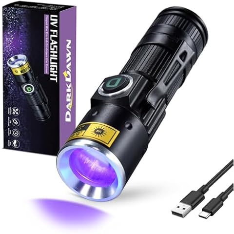 DARKDAWN UV 395nm Blacklight Flashlight Cover