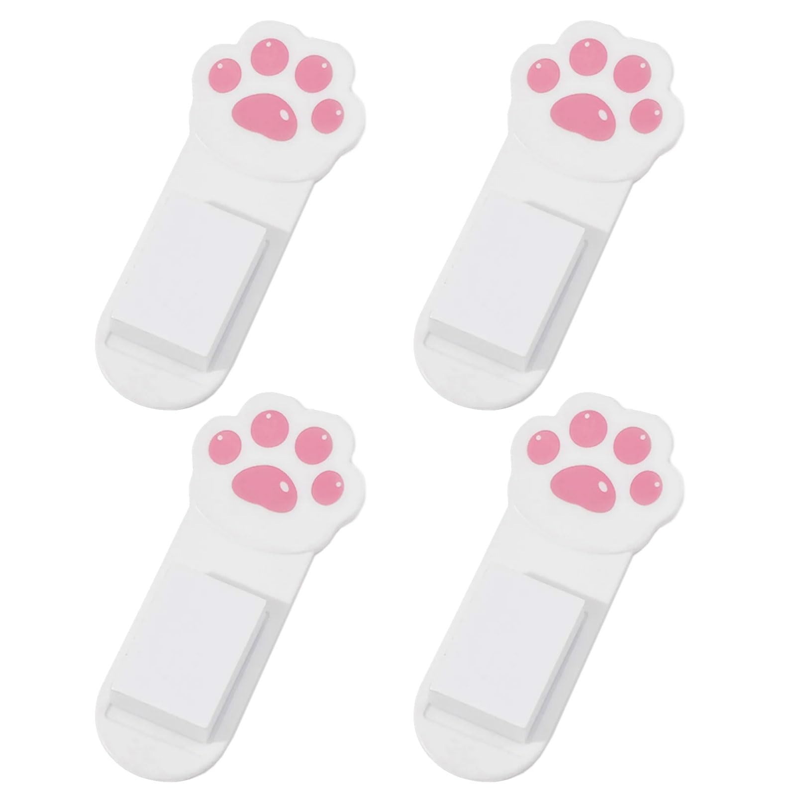 WEILWH Of 4 Cats Paws Hygienic Toilet Seat Lifter with Adhesive Backing for Home Hotel Travel Bathroom Accessories Toilet Seat Lifting Tool