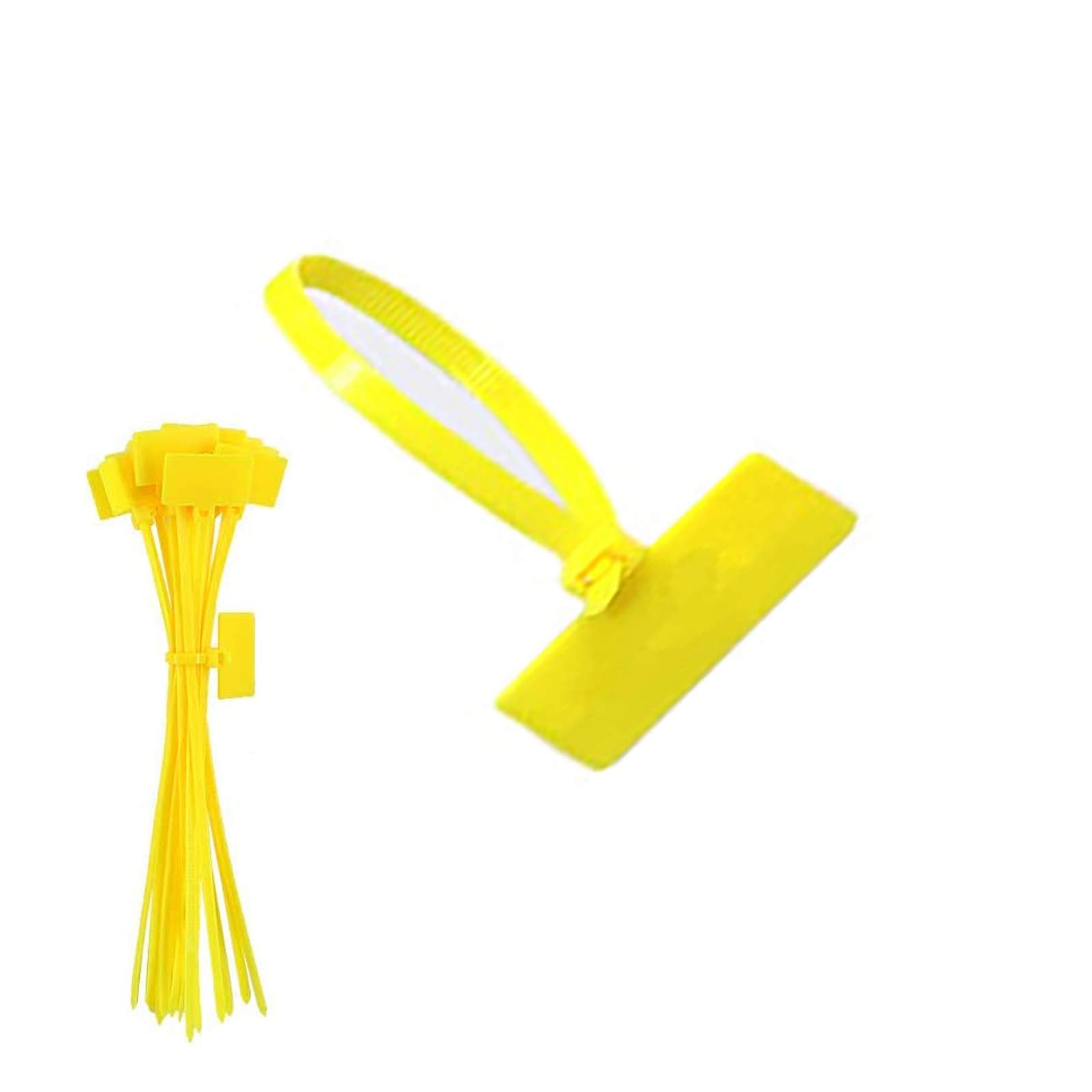 Nylon-Kabelbinder Mit Etiketten – Selbstsichernd, 7 Farben, 200 Stück, Perfekt Zum Ordnen Und Markieren Von Kabeln