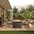 Gizoon 45" Gas Fire Pit Table, Propane Fire Pit with Glass Rocks, Waterproof Cover and Pe Rattan, Outdoor Patio Fire Pits for Backyard, Garden, Party