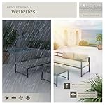 Patioco Aluminium Lounge-Set Hellgrau verstellbar