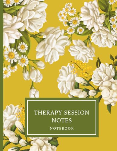 100-Session Therapy Session Notes Notebook - White Floral Edition: Professional Documentation Logbook for Therapists & Mental Health Clinicians | 100 Sessions | PIRP, SOAP & DAP Compatible image 2