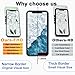 EFAITHFIX for iPhone XR LCD Screen Replacement 6.1 Inch Frame Assembly Display and 3D Touch Screen Digitizer with Repair Tools Kit for A1984/A2105/A2106/A2108 with Waterproof Adhesive Tempered Glass
