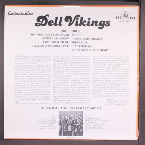 DELL VIKINGS 1956 audition tapes COLLECTABLES image 4