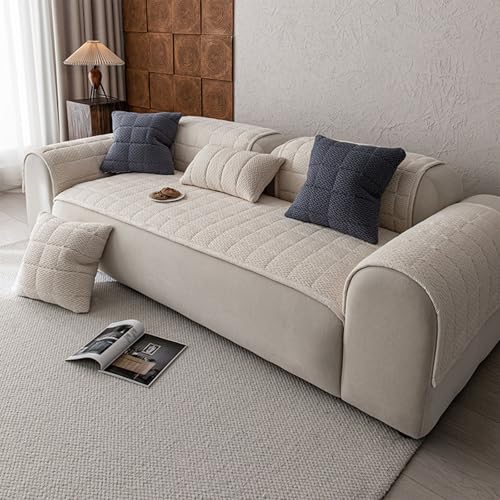 ���n����~�߃\�t�@�J�o�[�i�O�_�Z�b�g�j�A����N�b�V�����t���AL���^�E���W�����[�\�t�@�Ή��A1?4�l�p Beige 90*90cm/35.43*35.43in