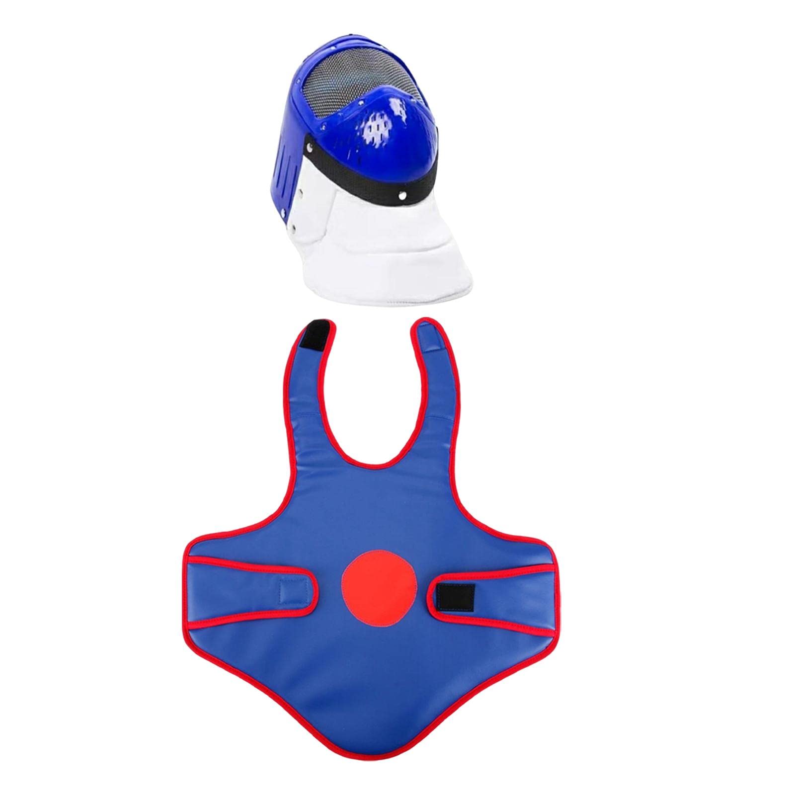 kowaku Sport-Fechtmaske, Gesichtsschutz, bequem, atmungsaktiv, praktische Abdeckung für Kinder, Fechten, Zubehör