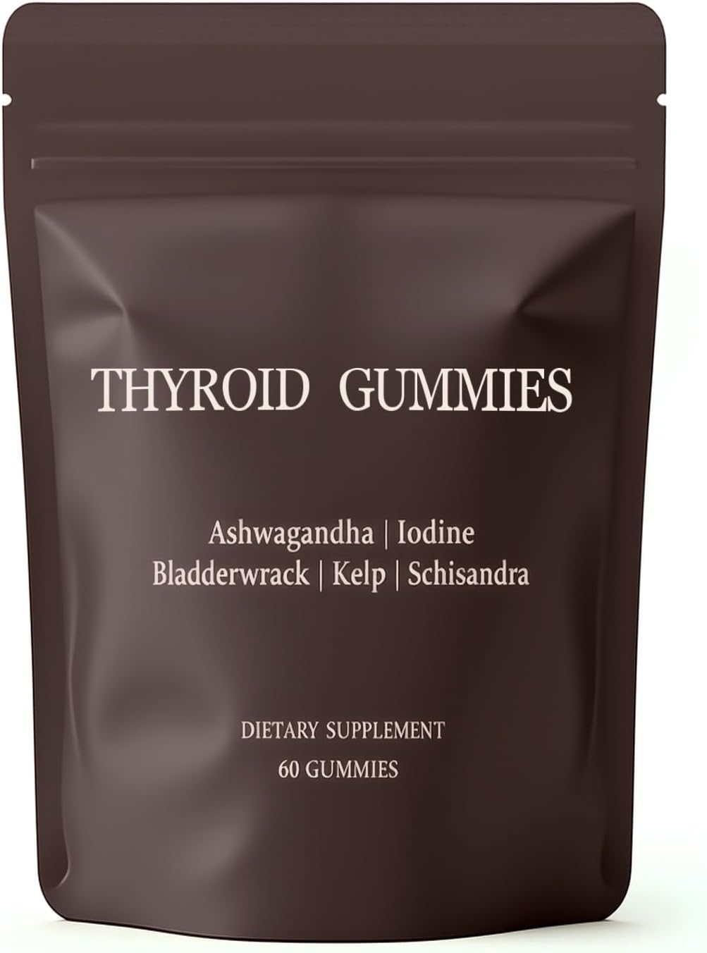 Thyroid Gummies for Women, Selenium Zinc Iodine L-Tyrosine Ashwagandha Gummies, Thyroid Bloom, Body Balance & Support, 60 Count
