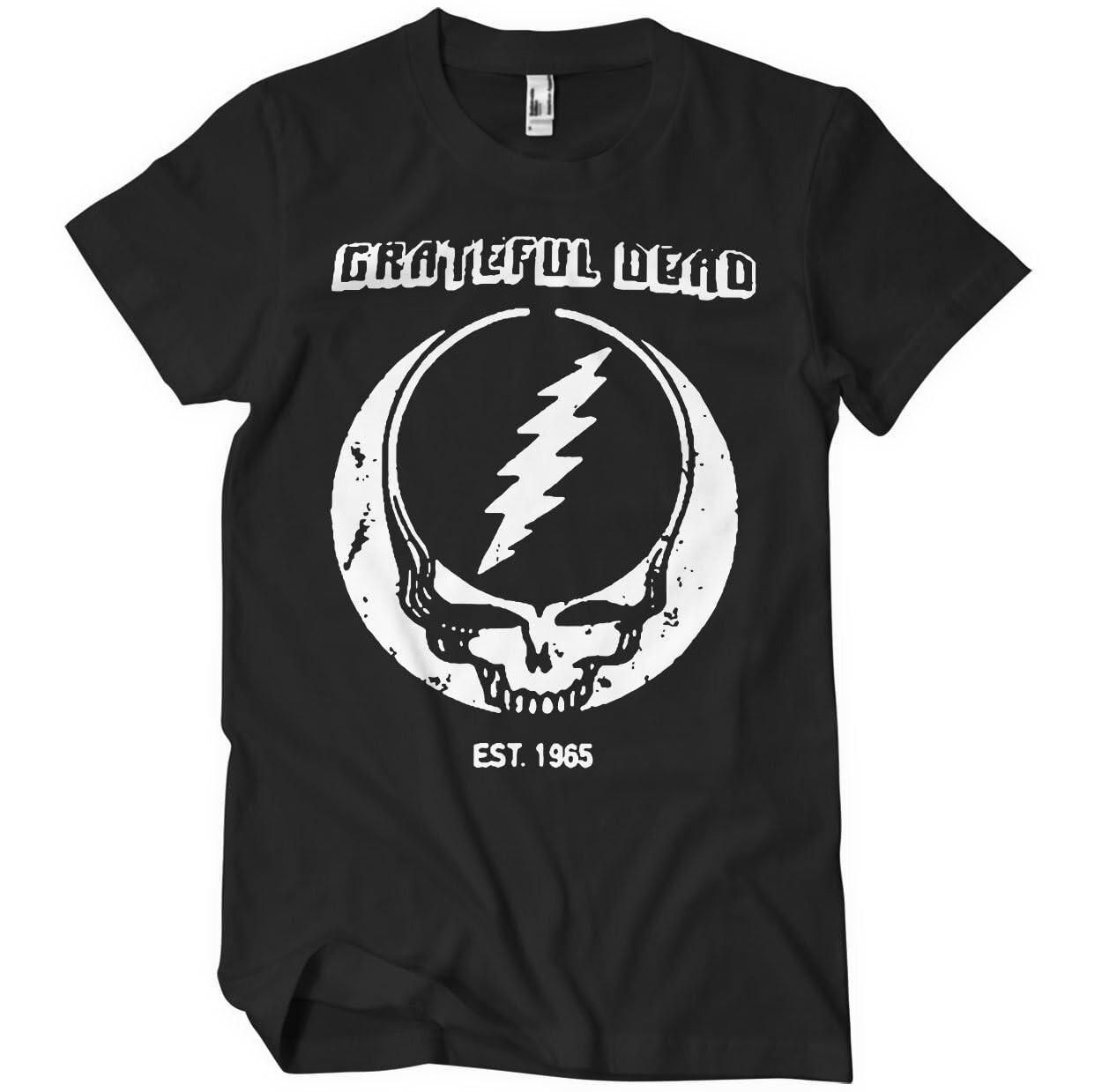 Grateful Dead Men's Black Officially Licensed Est 1965 T-Shirt (Black), Small