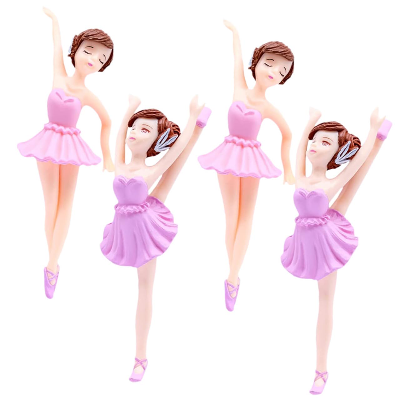 20stücke Ballerina Cupcake Topper Teiliges Mit Miniatur-balletttänzerinnen Elegantem Und Süßem Tortendekoration Für Babypartys Hochzeiten Und Ballett-themenfeiern