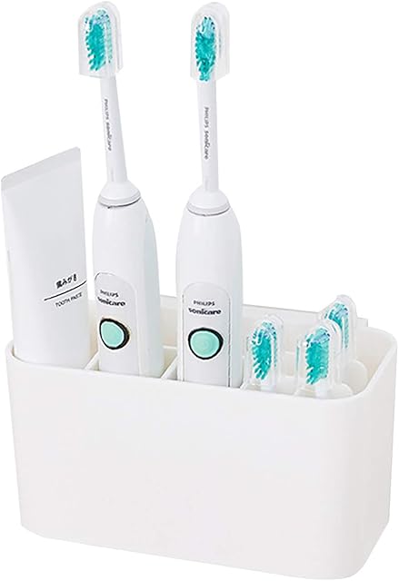 CaKoo Toothbrush Holder, Bathroom Toothbrush Holder for a Variety of Personal Cleaning Utensils, Keeps the Bathroom Tidy.