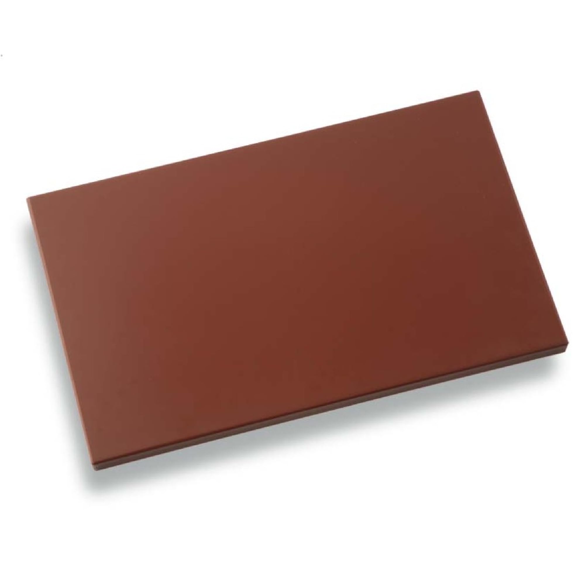 Louis Tellier - Planche à découper marron - 60x40cm, PE HD 500, 2cm | Code HACCP : légumes cuits, plats cuisinés ; épaisseur 2cm, PE HD 500, préserve le fil ; lave-vaisselle, hygiène pro