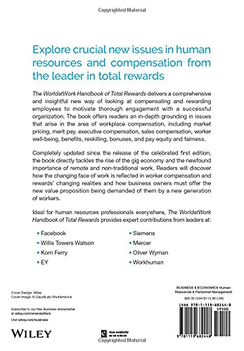 The Worldatwork Handbook of Total Rewards: A Comprehensive Guide to Compensation, Benefits, HR & Emp