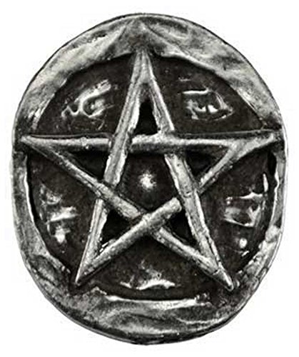 Azure Green Pentagram Pocket Stone
