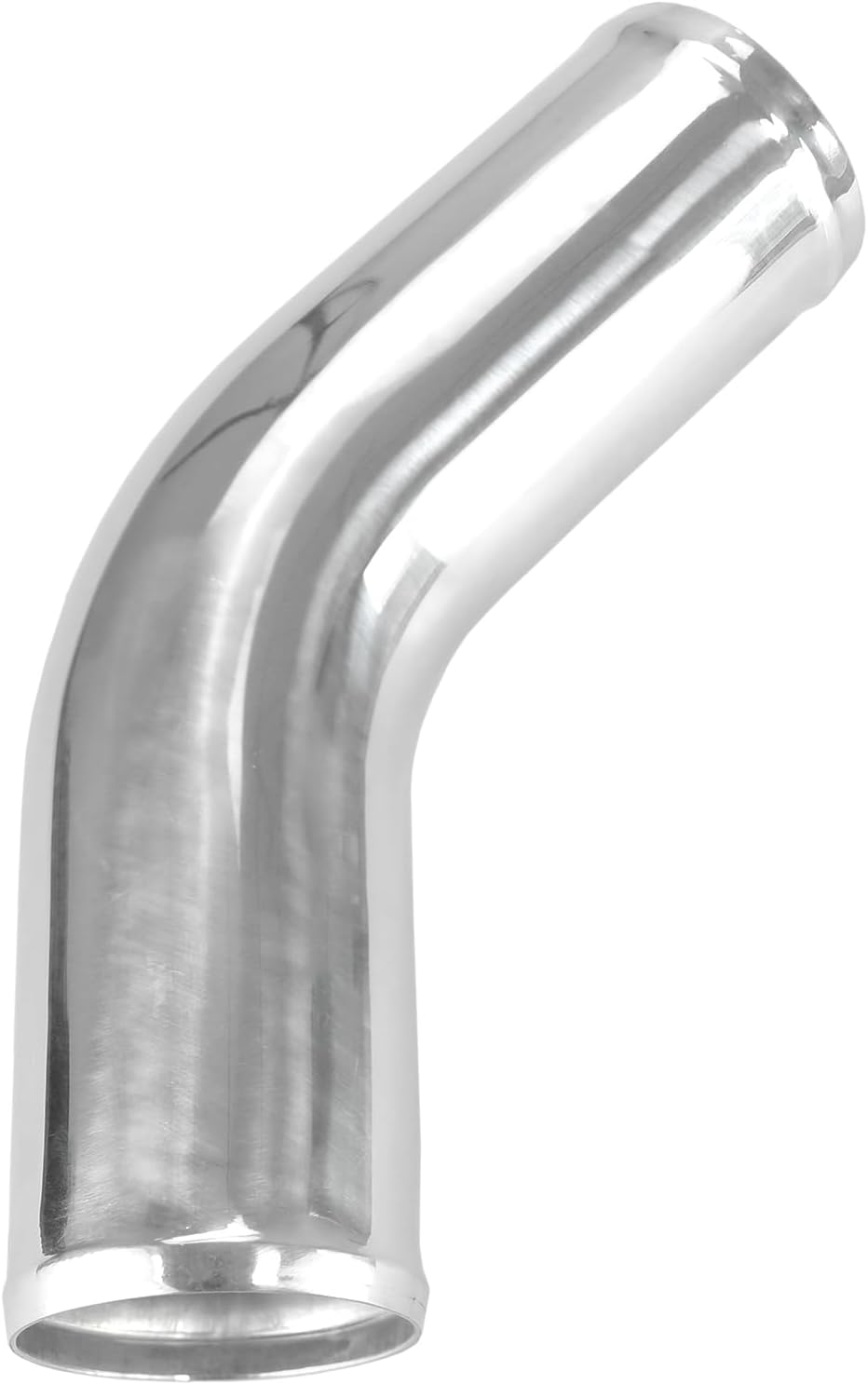 Ucreative 45 Degree Aluminum Alloy Tube Intercooler Pipe Air Intake Tube Silver Tone for Car OD: 3.0 Inch (76mm)