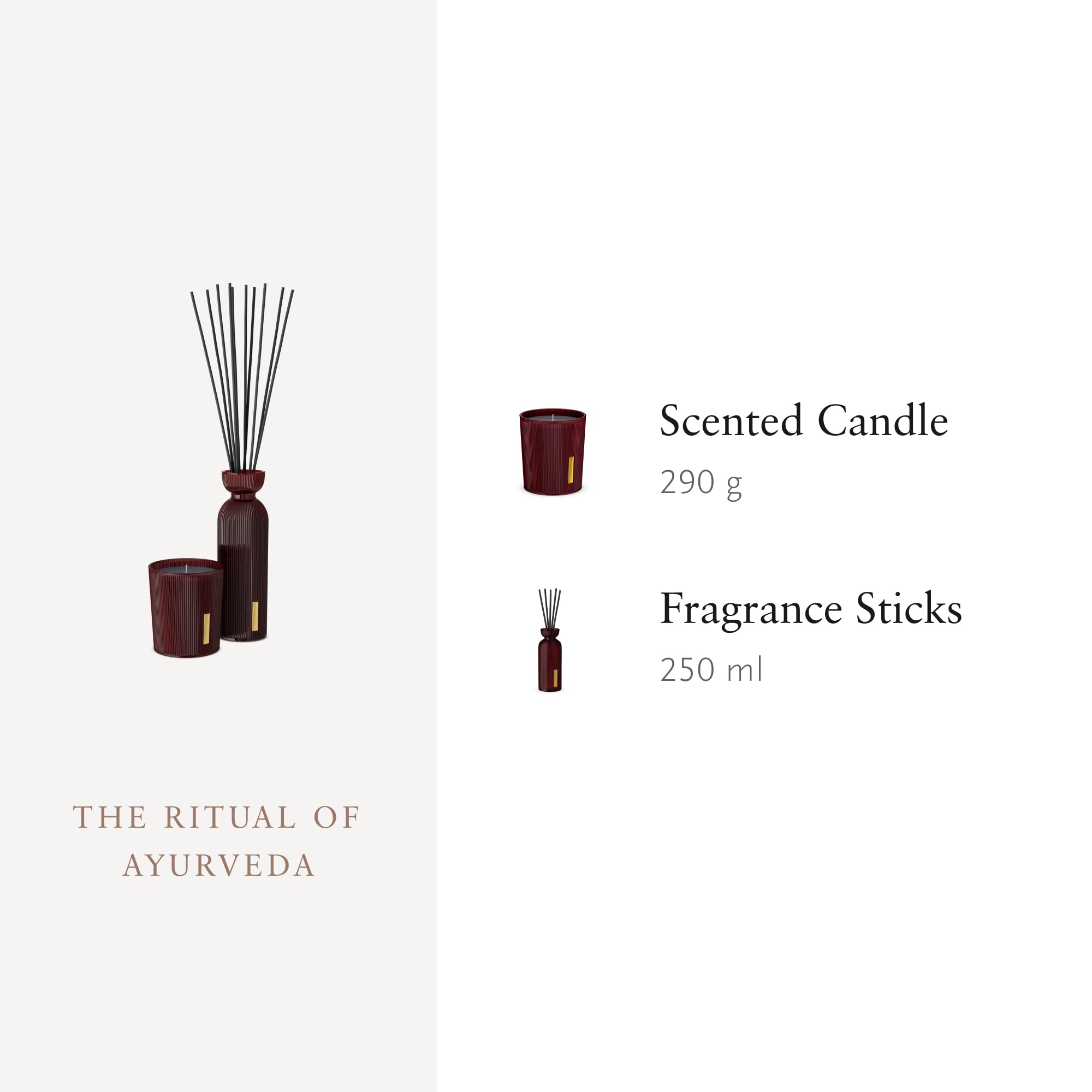RITUALS Geschenkbox Das Ritual des Ayurveda | Geschenkset mit Duftkerze und Duftstäbchen | Ausgleichender Duft aus indischer Rose und süßem Mandelöl