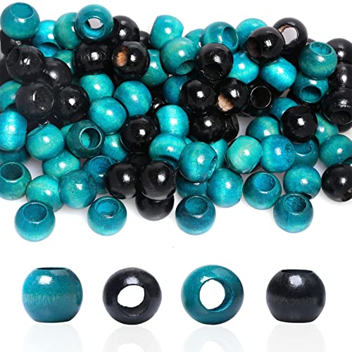 Rote Holzperlen 18 Mm – Großes Loch 10 Mm – 50 Stück, Für Makramee, Schmuck & Deko – Vintage-Stil