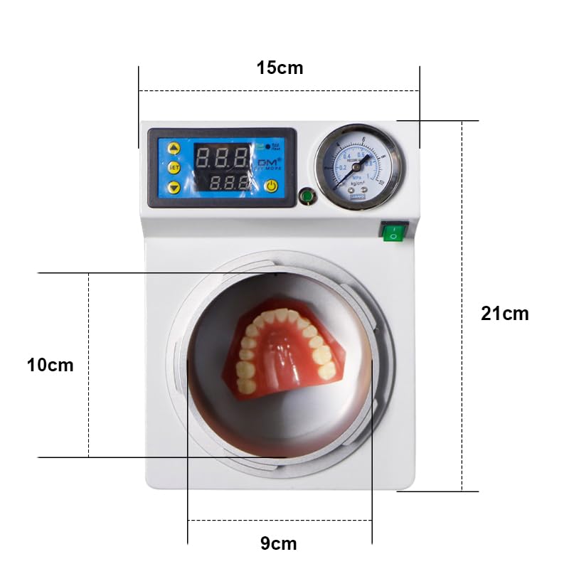 65W Portable Instant Planting Repair Pressure Laboratory Polymerizer, Restoration 4-in-1 Self-consolidating Denture Base JG-221