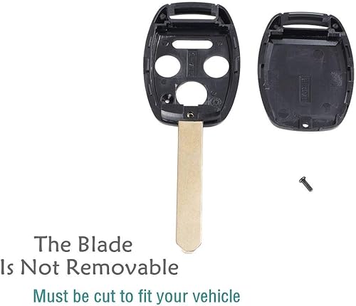 Miniatura 6 de GZYF Funda de repuesto para llave sin llave, solo accesorios de automóvil para Honda Accord 2004-2014  CRV 2005-2006  Civic 2006-2013