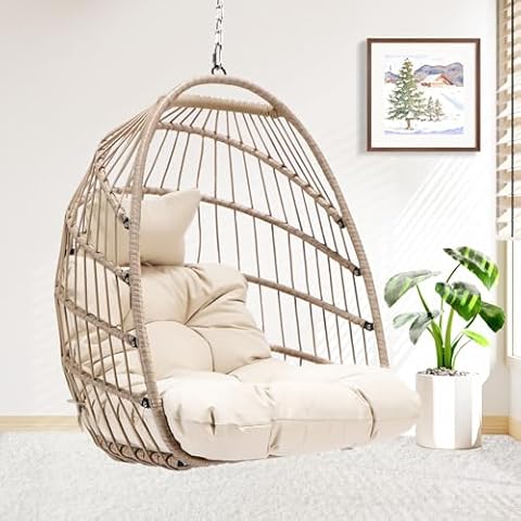 RADIATA Outdoor Indoor Patio Wicker Hanging Chair Cover