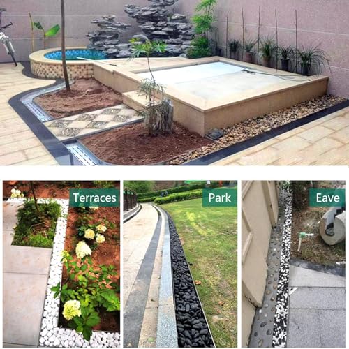 Drainage français en U durable de 99cm avec grille de protection