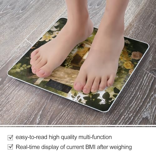 Báscula digital de baño con pantalla LED y vidrio templado miniatura 5