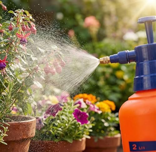 Image of Pressure Spray Pump for Gardening (2L) | Hand Water Pump Sprayer Bottle for Home Garden & Lawn | Watering Sprayer | Indoor & Outdoor Plant Care Spray Can