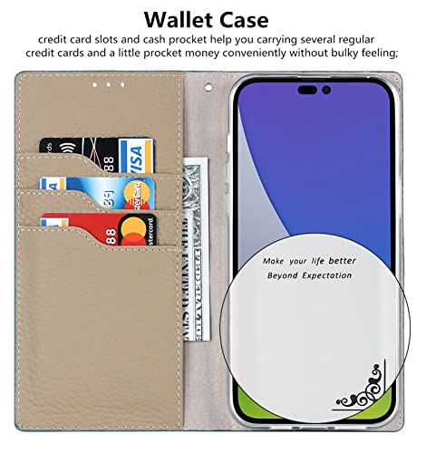 Étui iPhone 15 Pro Max d'exception en cuir véritable et fermeture aimantée - 4