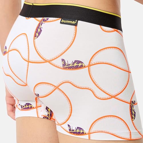 Image of Bummer Printed Micro Modal Trunks Underwear for Men - Ultra Soft & Breathable, 3 Times Softer Than Cotton, Anti-Bacterial, Stretchable for Ultimate Comfort & Style, Pack of 1 (A Shark Tank Product)